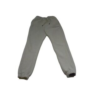 All Things Golden Sweatpants Mens S Beige Fleece Joggers Drawstring Pockets
